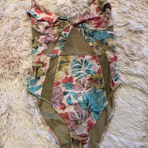 For Love and Lemons Halter Tie One Piece - SM